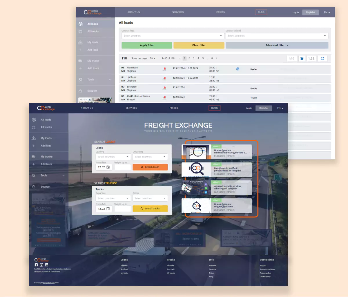 cargo.md creare site Romania