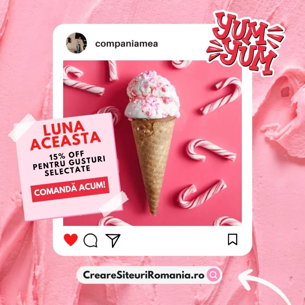 banner pentru instagram sau facebook in Romania