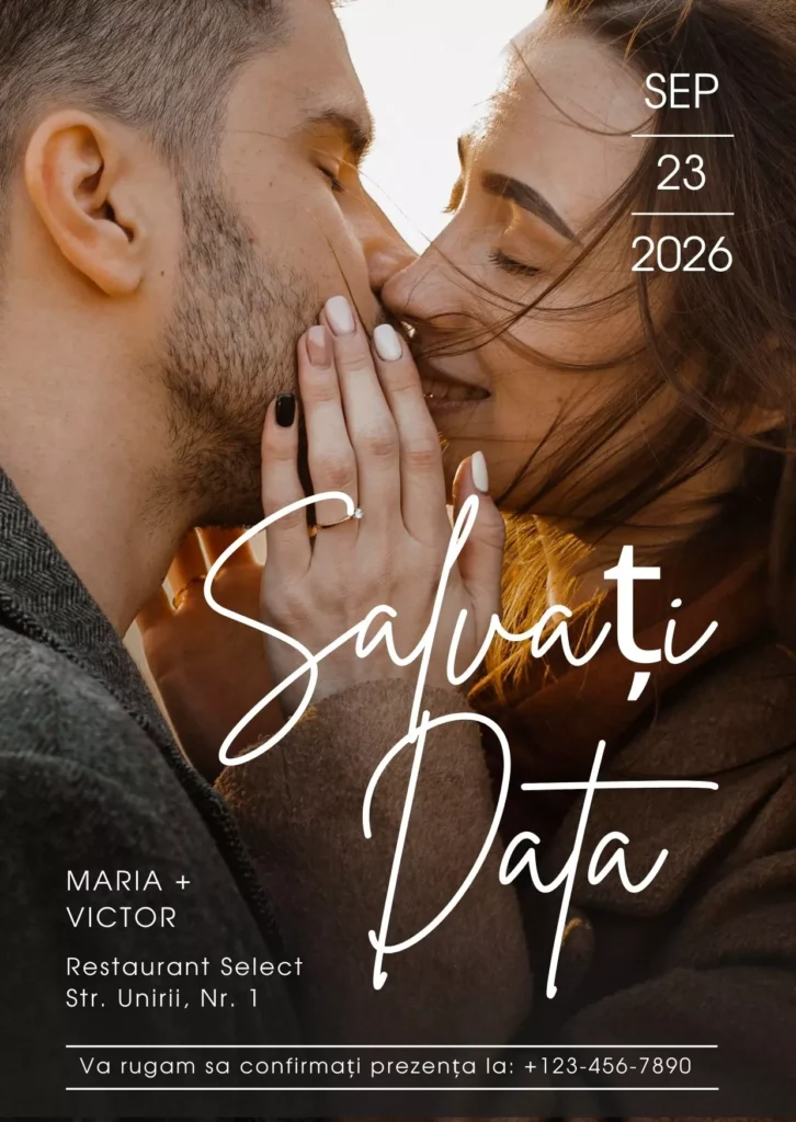 Invitatie la nunta 11 Romania