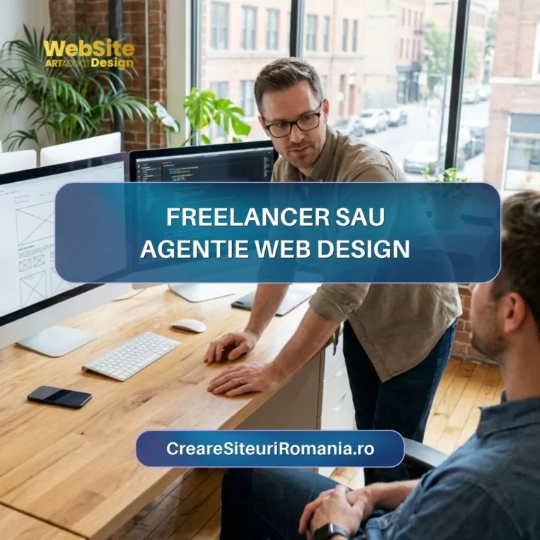 Cum alegi între freelancer și agenție web design în România