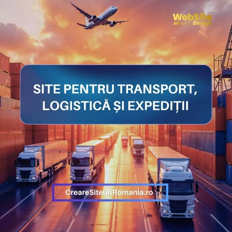 Site pentru transport, logistică și expediții din România