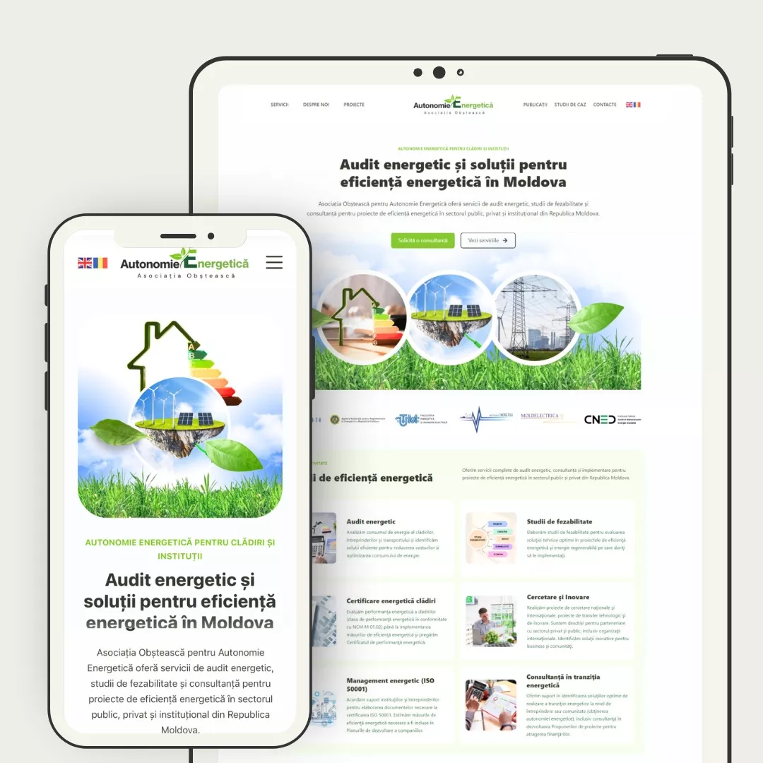 autonomie energetica proiect realizat